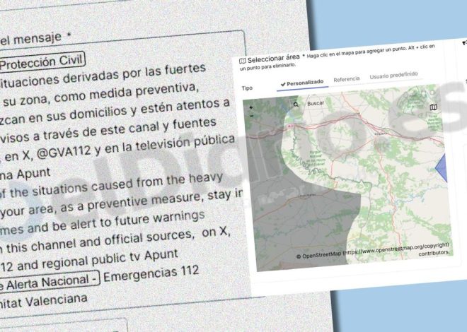 La jueza de la dana obtiene el primer borrador del Es-Alert, que descartó el Cecopi: «Permanezcan en sus domicilios»