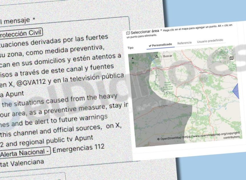 La jueza de la dana obtiene el primer borrador del Es-Alert, que descartó el Cecopi: «Permanezcan en sus domicilios»