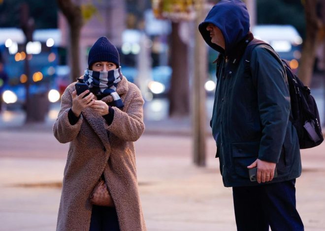 Tímida subida de temperaturas en Madrid con posible lluvia y nieve en la Sierra previa a Nochebuena