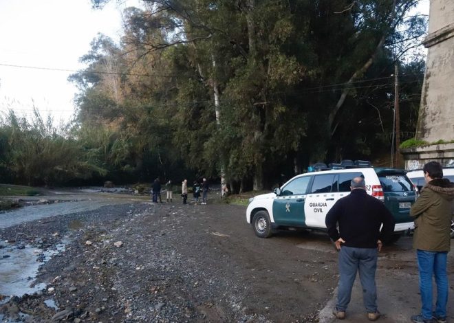 El hallazgo del cadáver del segundo desaparecido en Málaga eleva a tres el número de muertos por el temporal en Andalucía