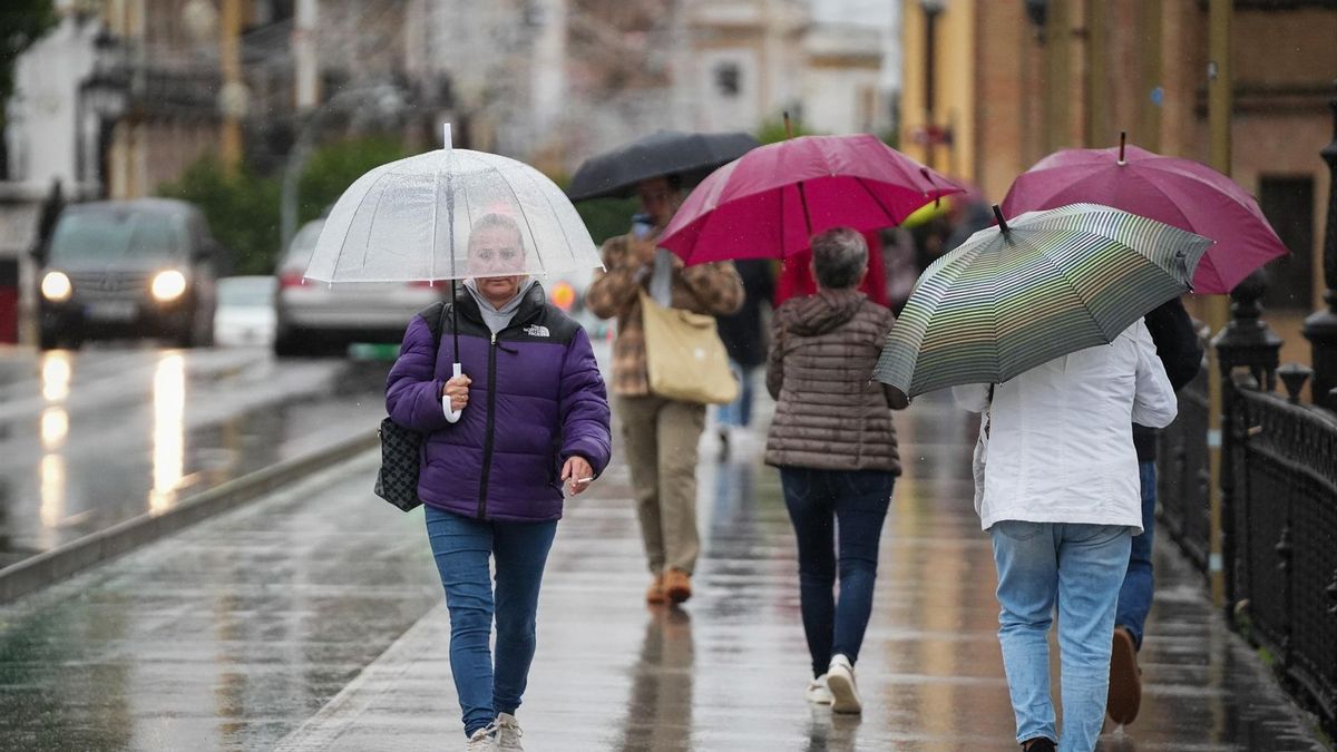 La Aemet prevé una semana de lluvias hasta el viernes en el oeste peninsular