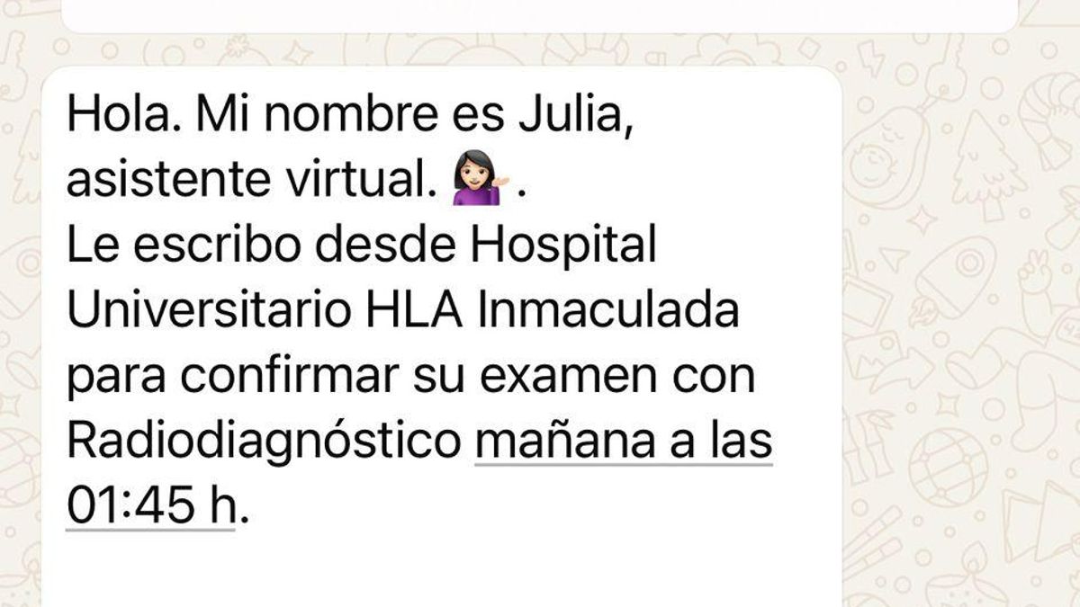 Citas médicas «voluntarias» a la 1.45 de la madrugada en Andalucía: la Junta pide a un centro concertado un reajuste horario