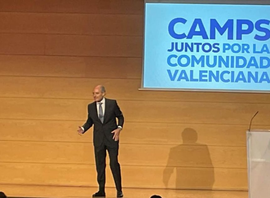 Camps quiere ser el sucesor de Pérez Llorca para presidir la Generalitat Valenciana por el PP en 2027