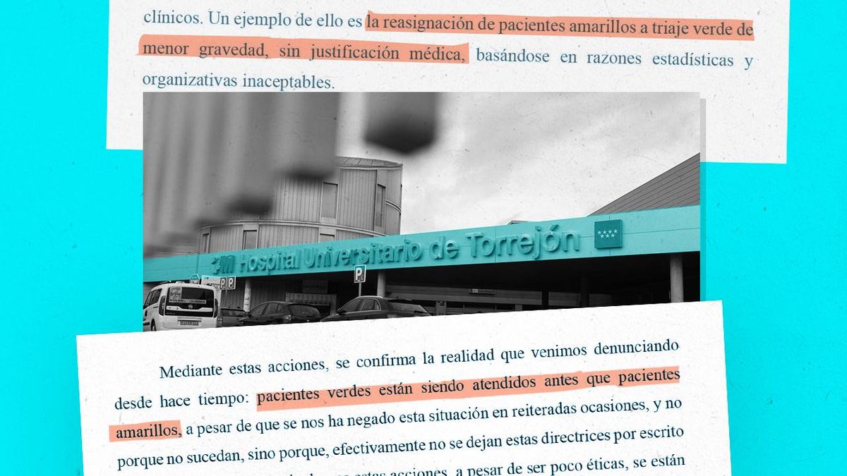 La dirección del hospital de Torrejón modificó el triaje en Urgencias para calificar como leves a pacientes graves