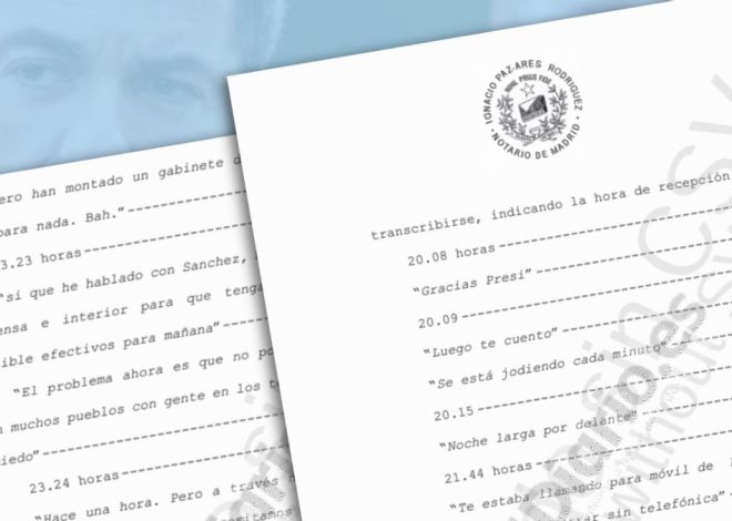 DOCUMENTO | Todos los ‘whatsapps’ de Mazón a Feijóo, la tarde de la dana: «Tenemos lo que necesitamos, que es  la UME»