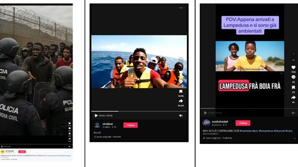 El contenido antinmigración generado por IA recibe miles de millones de visitas en TikTok