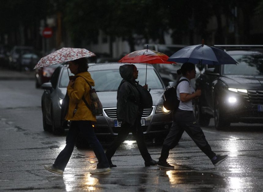 Miércoles de lluvia para toda la Comunidad de Madrid