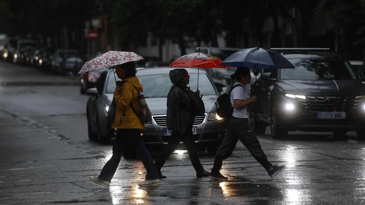 Miércoles de lluvia para toda la Comunidad de Madrid
