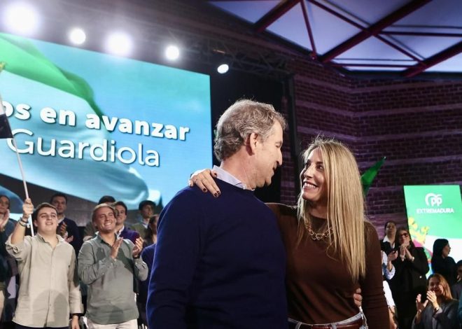 Feijóo marca la línea del éxito de Guardiola en Extremadura: sumar más que la izquierda y sacar 10 puntos al PSOE