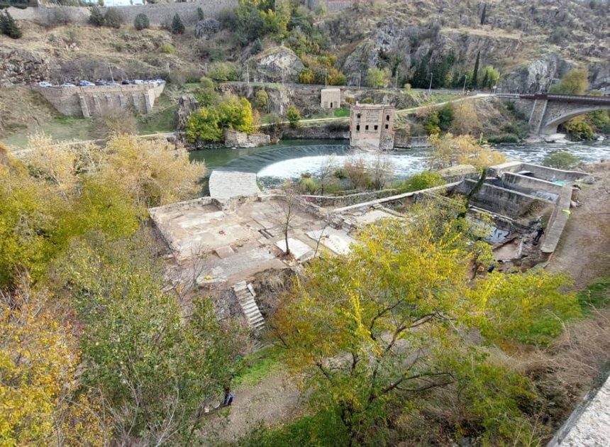 Una noria islámica de 29 metros y otros restos arqueológicos que el Tajo escondía a su paso por Toledo