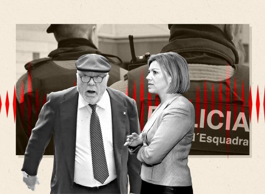 Los audios de Villarejo ignorados por el juez sitúan a Cospedal en la Operación Cataluña: «Vicky cobra de la Policía»