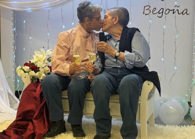 Carmen y Begoña celebran su boda en la residencia de mayores: «Hay que amar sin miedo y sin edad»
