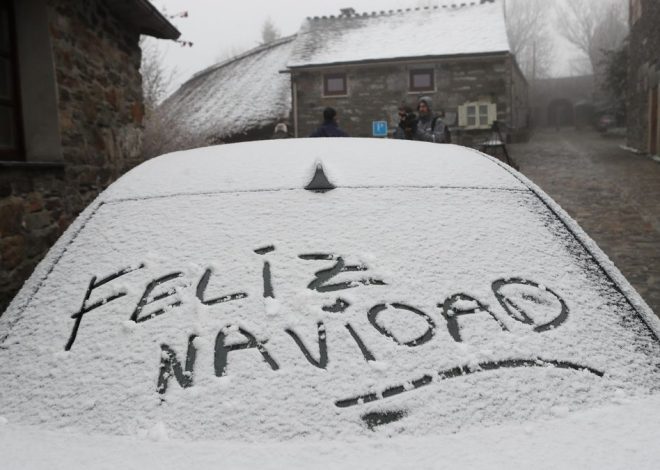 La previsión de la Aemet para Nochebuena y Navidad: mucho frío, nevadas y lluvias algunas zonas