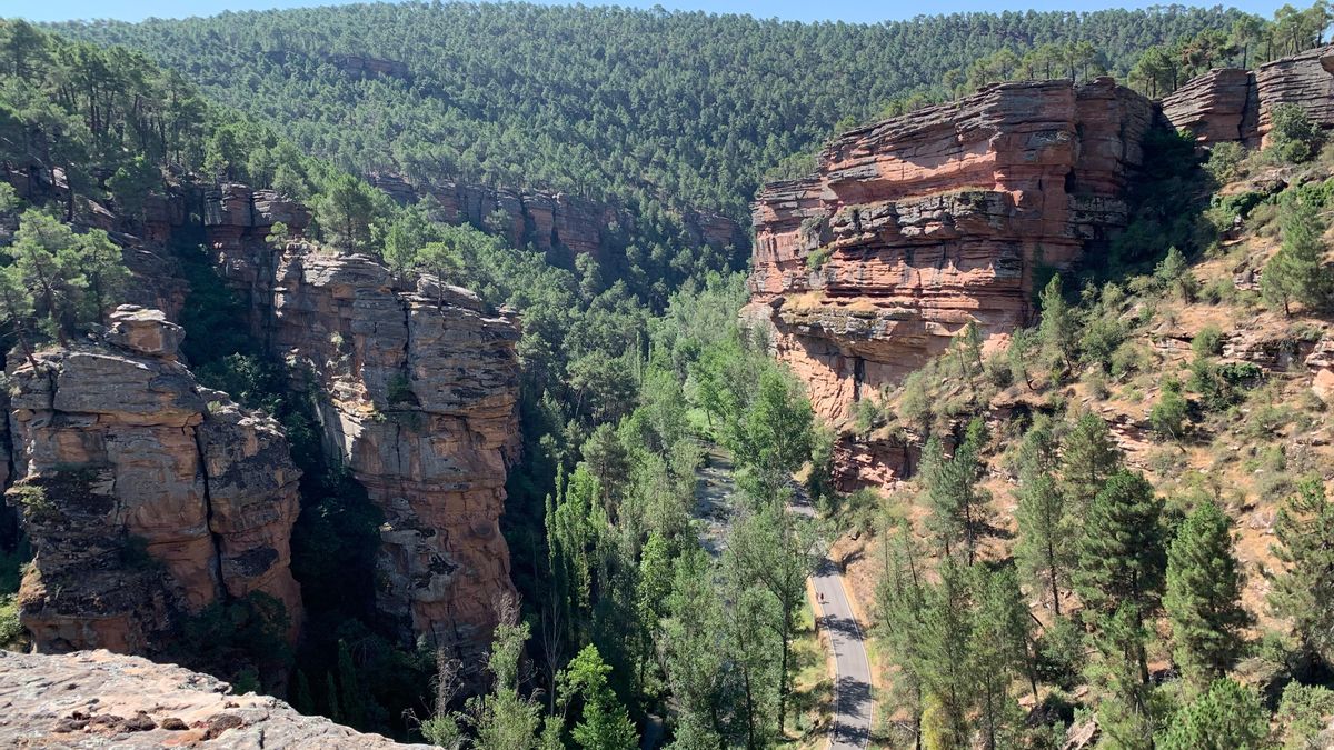El desfiladero aragonés que es el «cañón del Colorado» español, pero lleno de vegetación
