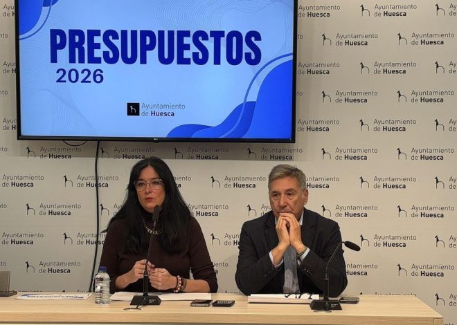 Huesca aprueba sus presupuestos de 2026 gracias a un ex concejal de Vox: con una mayoría frágil y la mirada puesta en el 8F