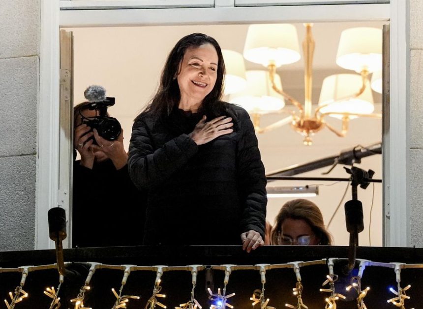 María Corina Machado reaparece en Oslo tras no acudir a la ceremonia de los premios Nobel