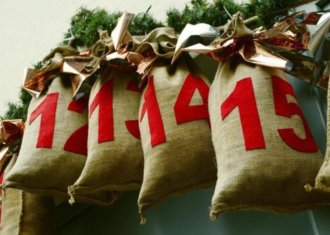Cómo preparar un calendario de Adviento comestible para niños