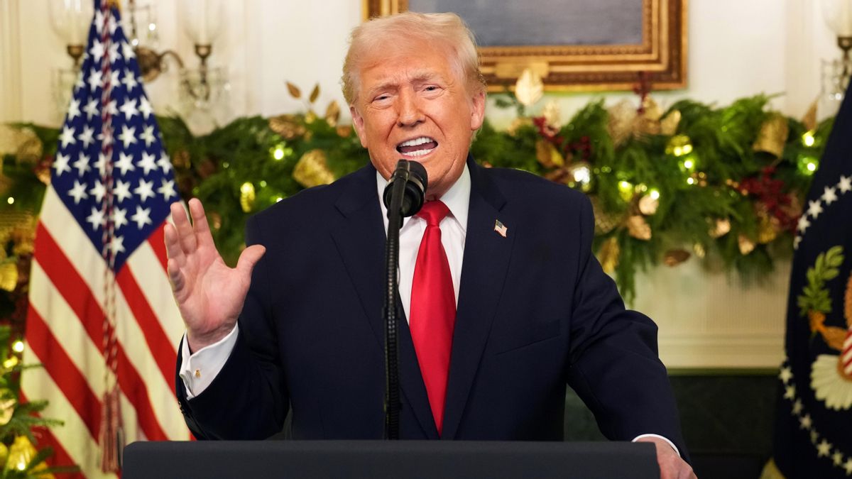 Trump acusa el descontento por la crisis de precios y se tira 18 minutos gritando a la televisión que la grandeza prometida está por venir