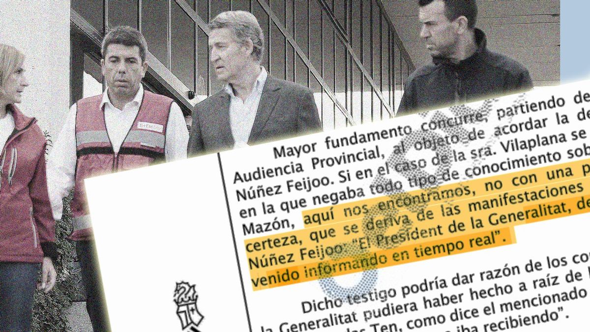 La jueza de la dana pone contra las cuerdas a Feijóo y lo obliga a confesar si Mazón le informó «en tiempo real»