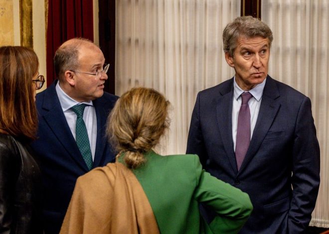 Feijóo reclama que Sánchez explique en el Congreso «la corrupción sistémica de su Gobierno»