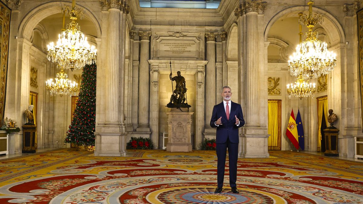 Felipe VI, como el turrón