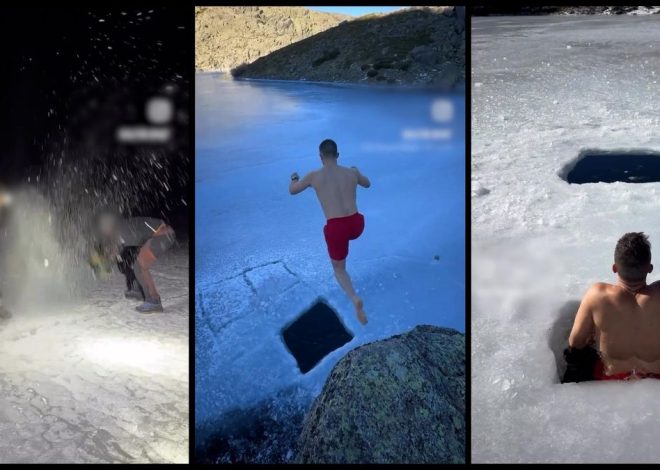 La Junta de Castilla y León abrirá expediente sancionador al influencer que se bañó en lagunas glaciares de la Sierra de Gredos