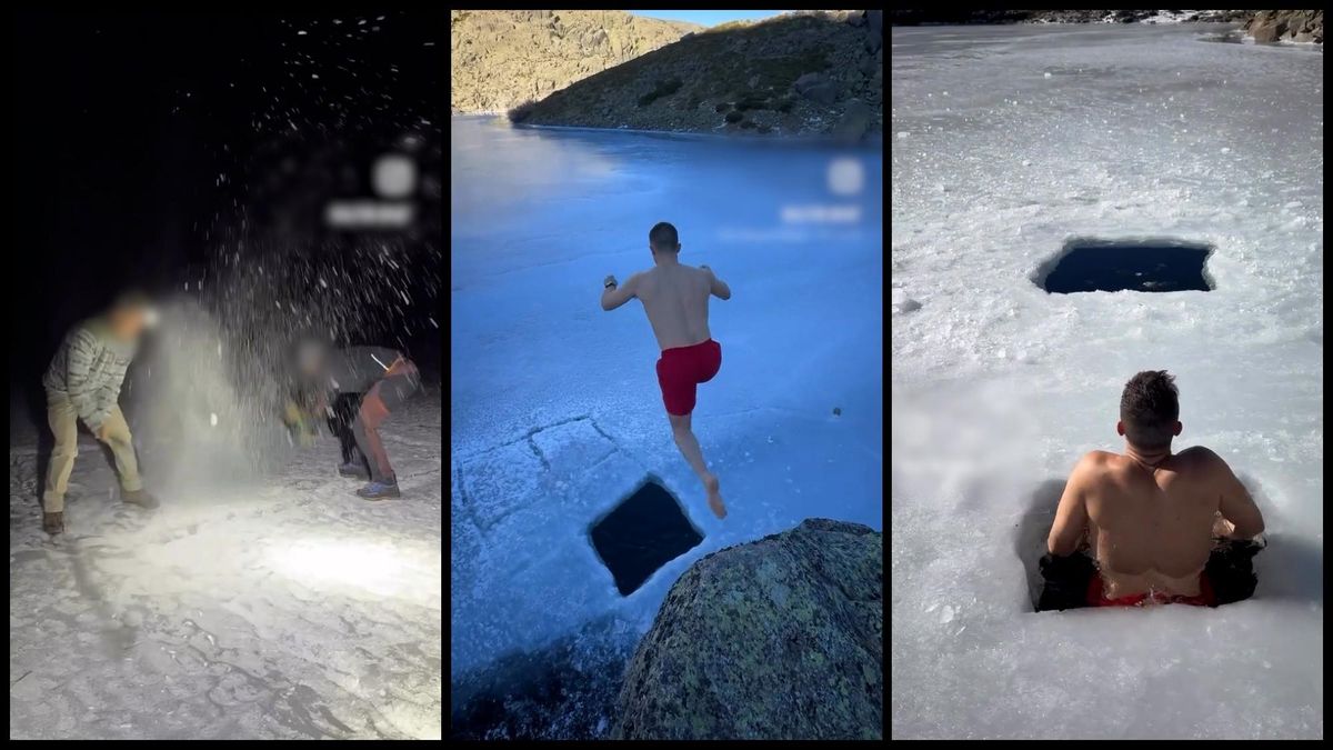 La Junta de Castilla y León abrirá expediente sancionador al influencer que se bañó en lagunas glaciares de la Sierra de Gredos
