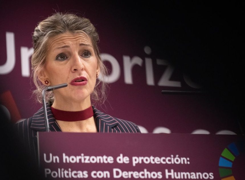 Yolanda Díaz pide a Sánchez una «reformulación radical» del Gobierno