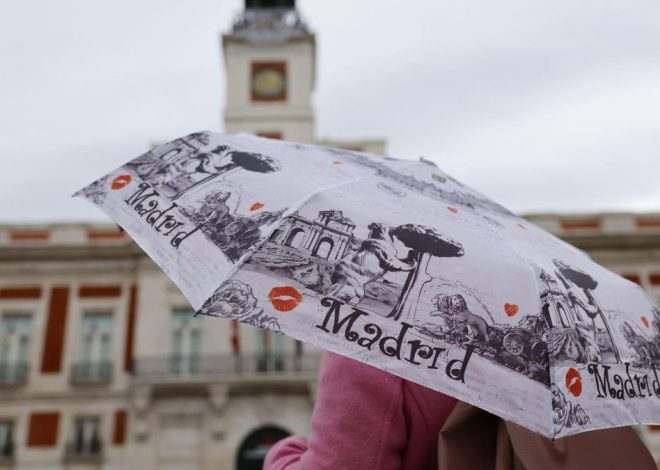 Tiempo inestable de más a menos en Madrid: aviso amarillo en la Sierra el sábado por viento fuerte y nieve