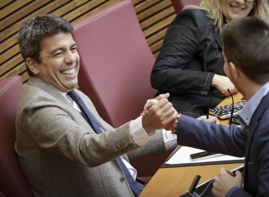 El retiro dorado de Carlos Mazón en las Corts: aforamiento y sueldo extra por una comisión fantasma