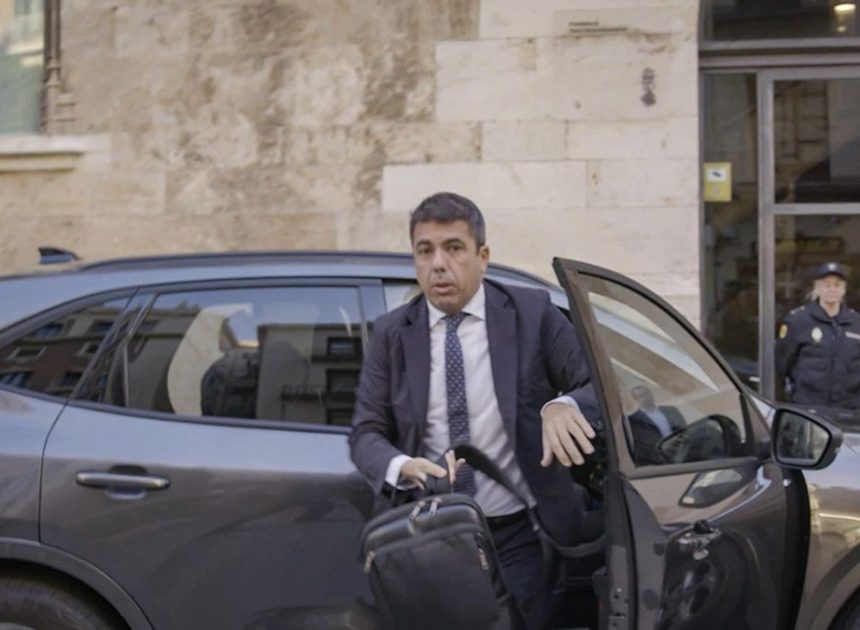 La jueza de la dana cita a declarar el 20 de febrero al chófer que llevó a Mazón al Cecopi