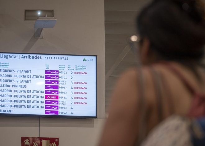 Adif limita temporalmente a 160 km/h la velocidad en la línea de tren entre Madrid y Barcelona para revisar la infraestructura