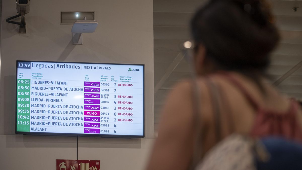 Adif limita temporalmente a 160 km/h la velocidad en la línea de tren entre Madrid y Barcelona para revisar la infraestructura