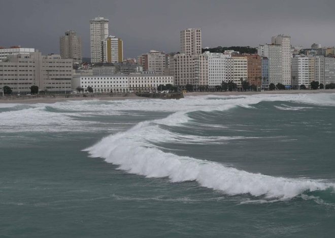 Galicia activa la alerta roja y suspende este lunes la actividad lectiva en el interior de Pontevedra