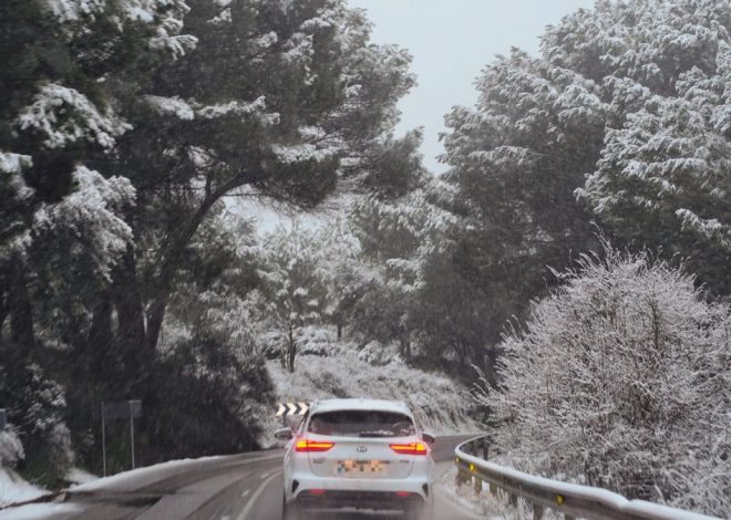 Casi 600 camiones que iban a Galicia quedan embolsados en la A-52 en Zamora por la nieve de la borrasca Ingrid
