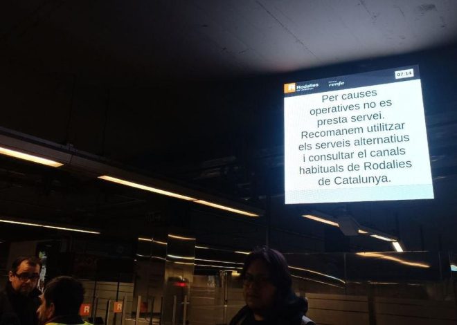 La negativa de los maquinistas a prestar el servicio deja sin trenes de Rodalies a Catalunya por segundo día consecutivo