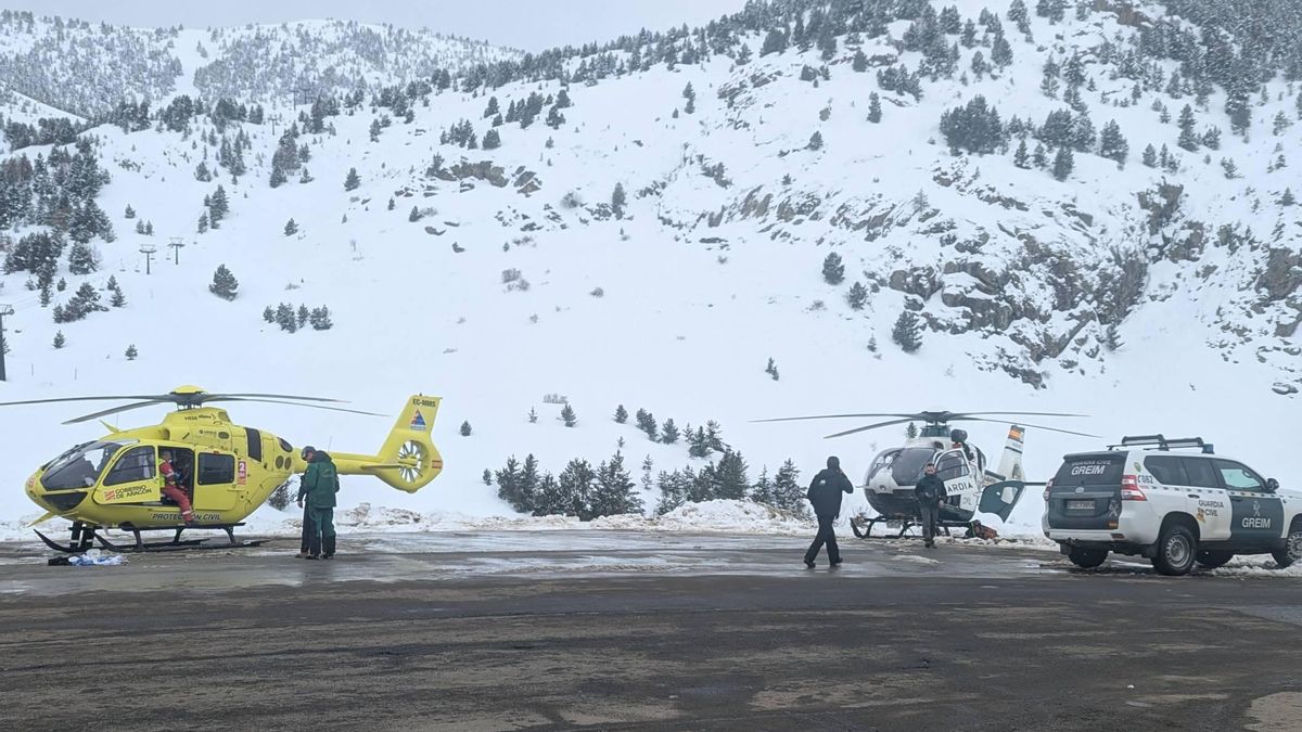 Mueren dos jóvenes esquiadores en Cerler tras ser arrastrados por un nuevo alud en Huesca