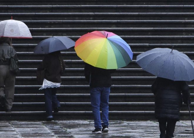 La Aemet anticipa un final de semana marcado por las lluvias y el frío intenso