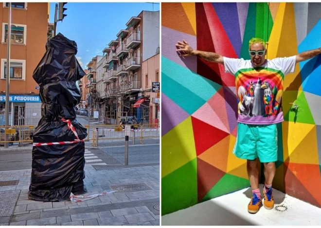 El Gobierno de Almeida contrata a Okuda por 280.000 euros para que construya el arco de entrada al Chinatown de Usera