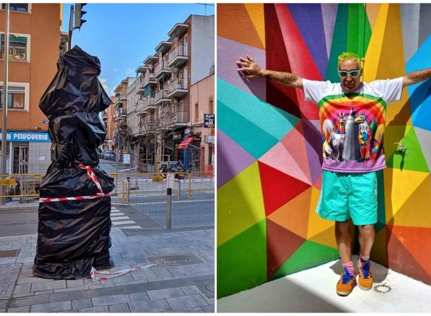El Gobierno de Almeida contrata a Okuda por 280.000 euros para que construya el arco de entrada al Chinatown de Usera