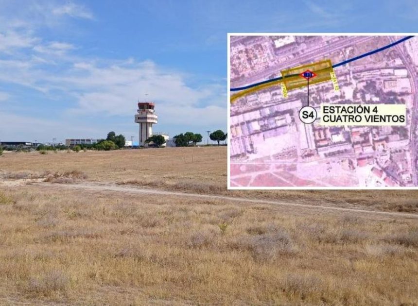 La Comunidad de Madrid escoge Cuatro Vientos y pasar bajo la base aérea para conectar la línea 11 de Metro con la 10