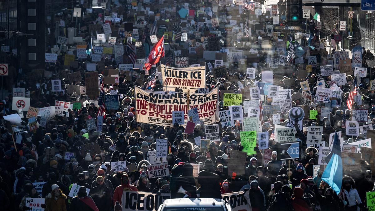 Minneapolis, el laboratorio de la represión de Trump y de resistencia contra el ICE que está haciendo mella en el presidente de EEUU