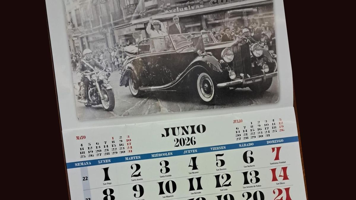 Ponga un Franco en su cocina: el dictador protagoniza el mes de junio de un calendario de 2026