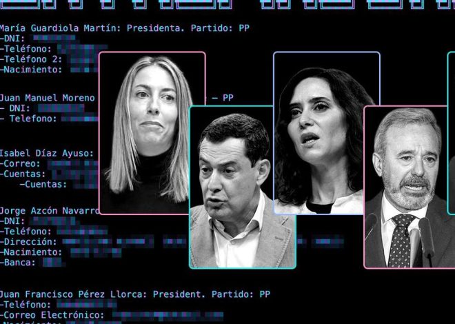 Filtran los datos personales de Ayuso, Moreno, Guardiola y otros altos cargos de 15 comunidades autónomas