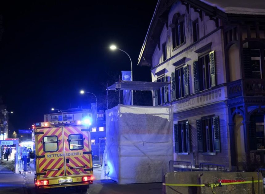 La Organización del Foro de Davos confirma un incidente «relacionado con humo» sin consecuencias