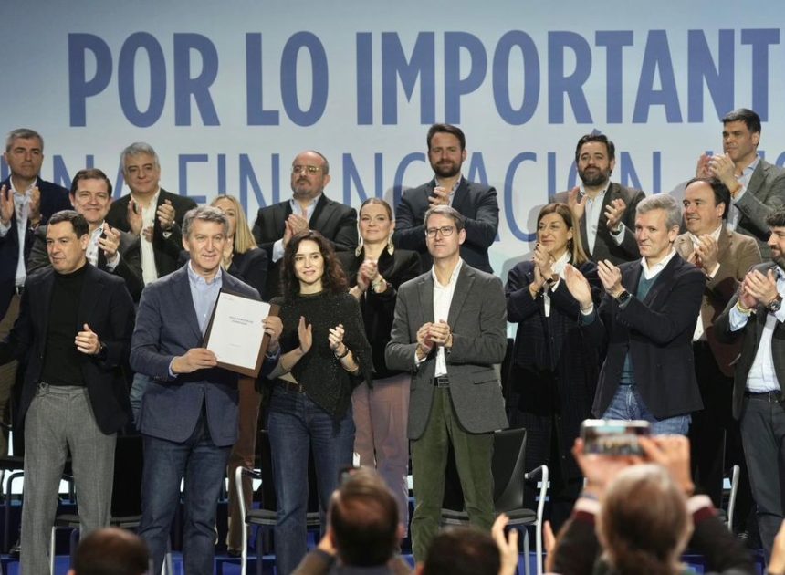 La propuesta del PP para la financiación autonómica: ninguna cifra, ataques a Sánchez y guiños a Aragón
