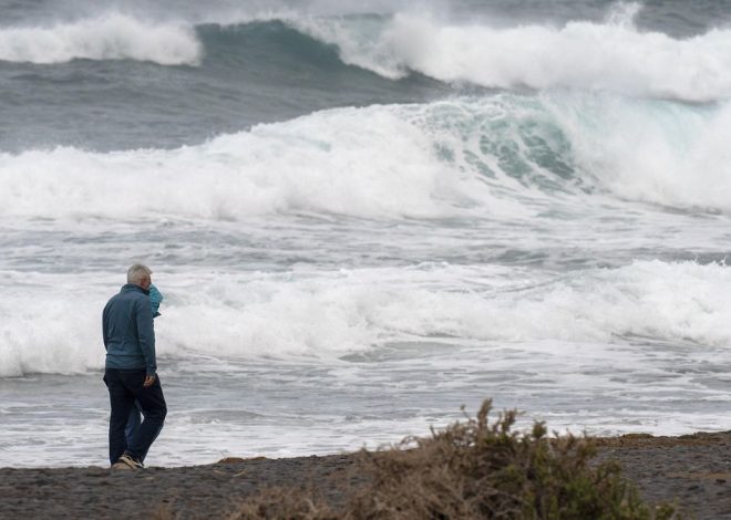 La borrasca Goretti deja un viernes de lluvia, temporal marítimo y fuertes rachas de viento