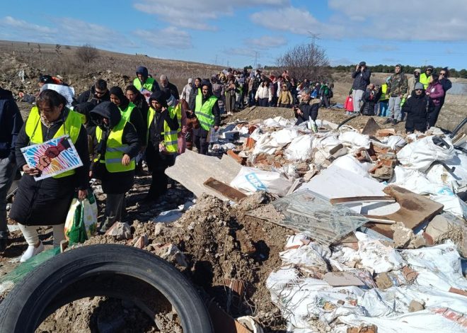 Madrid se embarra y camina hacia la Cañada Real: “La vida se defiende, el territorio no se desaloja”