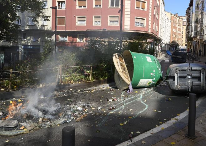 El mando de la Ertzaintza declara en el juzgado que la violencia contra ellos en Vitoria el 12 de octubre fue «extrema»