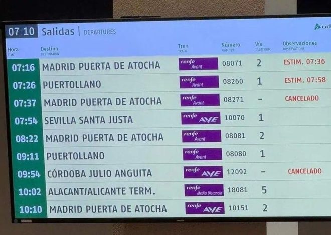 Los sindicatos mayoritarios desconvocan la huelga de ferrocarril desde mañana martes